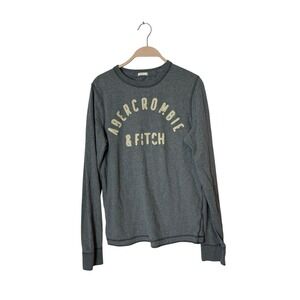 Abercrombie & Fitch Men's L/S Muscle Fit Crewneck Shirt Large (L)